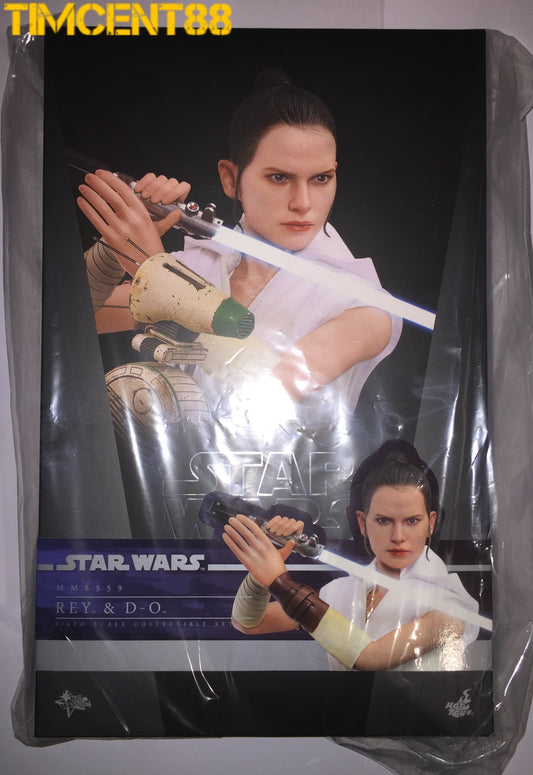 Ready! Hot Toys MMS559 STAR WARS: THE RISE OF SKYWALKER 1/6 REY AND D-O