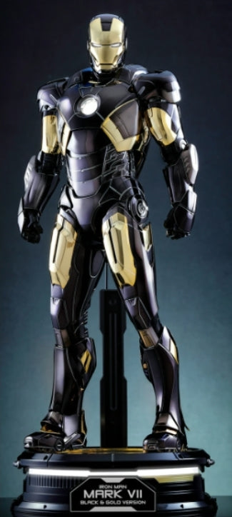 Ready! Hot Toys MMS741D61 IRON MAN MARK VII (BLACK & GOLD VERSION)