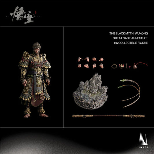 Ready! InArt MAG015 Black Myth: Wukong Great Sage Armor Set 1/6 Standard Version