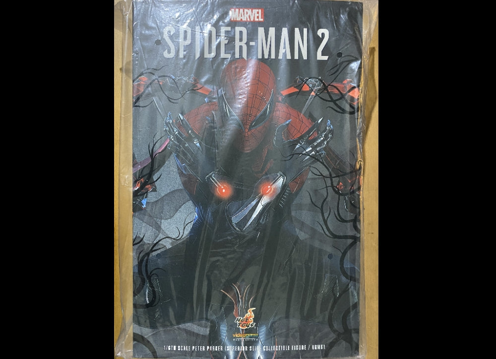 Ready Hot Toys VGM61 Marvel's Spider-Man 2 1/6 Peter Parker (Superior Suit)