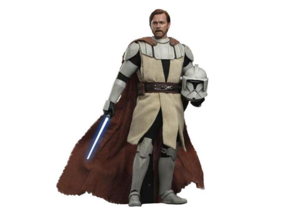 Ready! Hot Toys TMS095 STAR WARS: THE CLONE WARS 1/6 OBI-WAN KENOBI