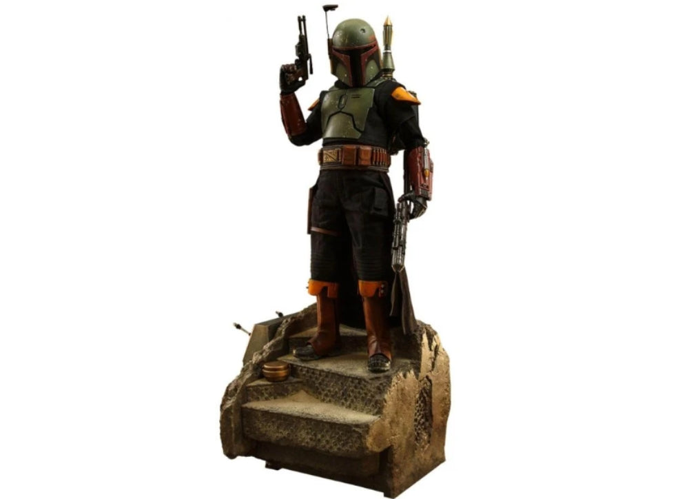 Ready Hot Toys QS023 STAR WARS THE BOOK OF BOBA FETT 1/4 BOBA FETT Deluxe Ver