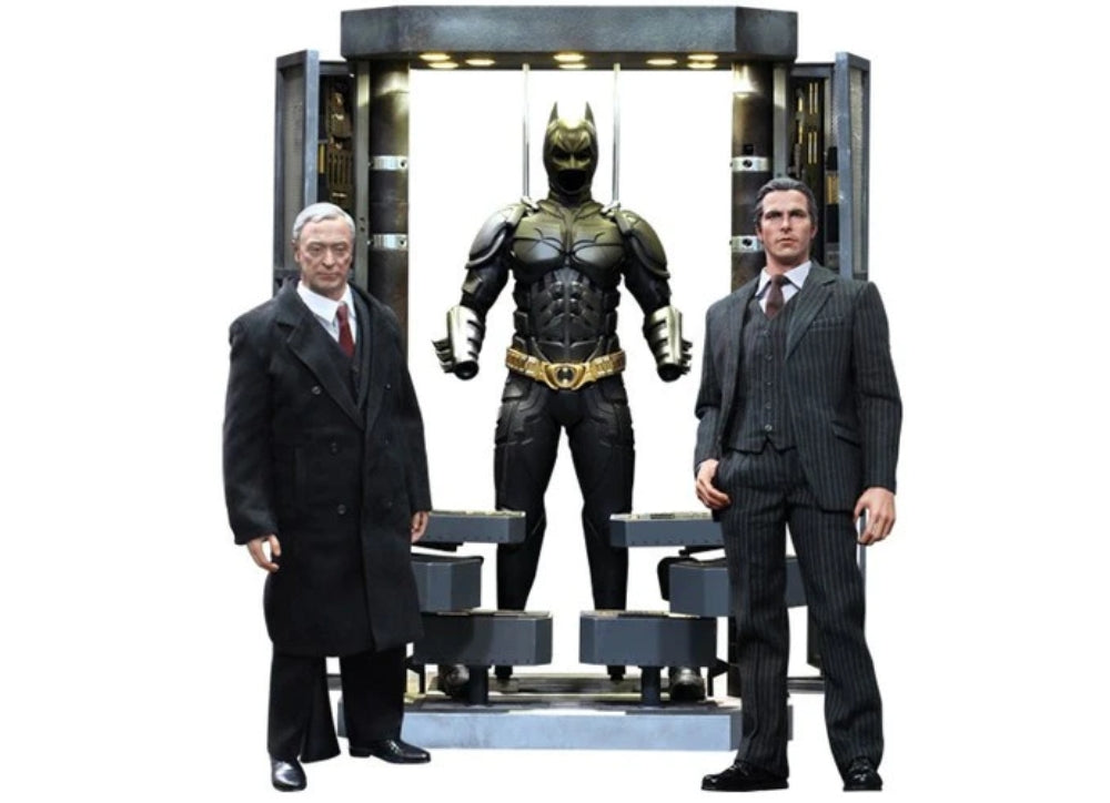 Hot Toys MMS236 1/6 BATMAN ARMORY WITH BRUCE WAYNE AND ALFRED PENNYWORTHS