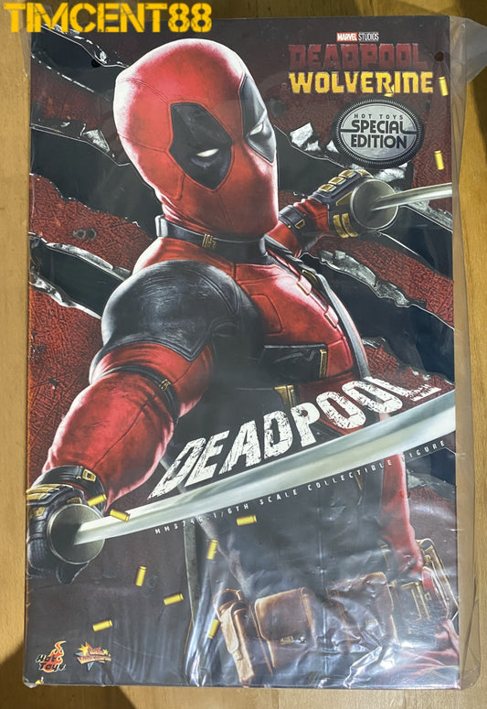 Ready! Hot Toys MMS746B Deadpool & Wolverine 1/6 Deadpool Special Edition