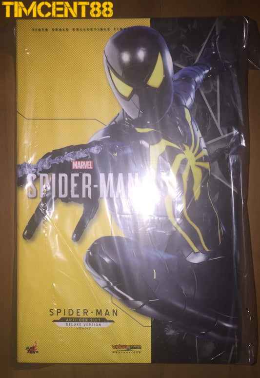Ready Hot Toys VGM45 MARVEL'S SPIDER-MAN PS4 1/6 SPIDER-MAN ANTI-OCK SUIT DELUXE