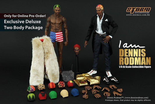 Storm Collectibles DENNIS RODMAN 1/6 Exclusive Deluxe 2 Body Version