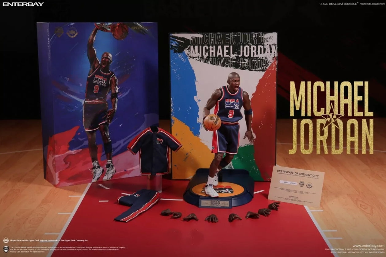 Ready! Enterbay MICHAEL JORDAN BARCELONA ’92 LIMITED EDITION 1/6 FIGURE
