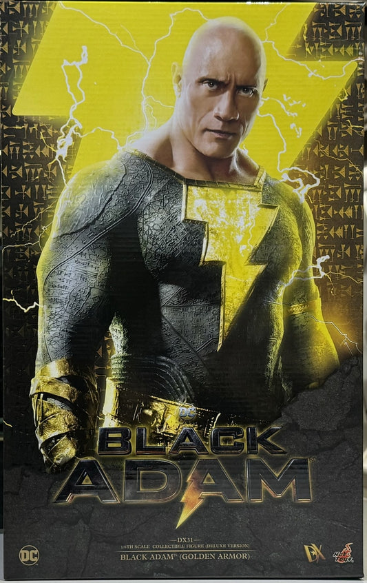 Hot Toys DX31 BLACK ADAM Golden Armor Deluxe Version 1/6 Figure (NO Brown Box)