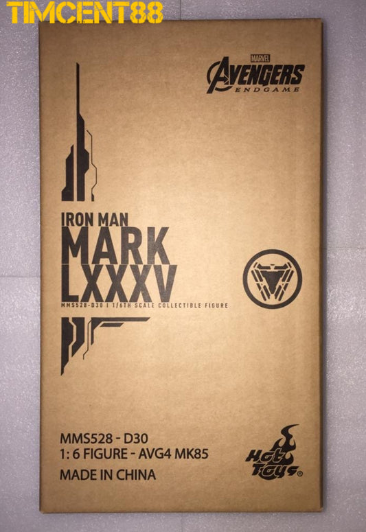 Hot Toys MMS528D30 ENDGAME 1/6 IRON MAN MARK LXXXV 85 HeadSculpt Revised Version