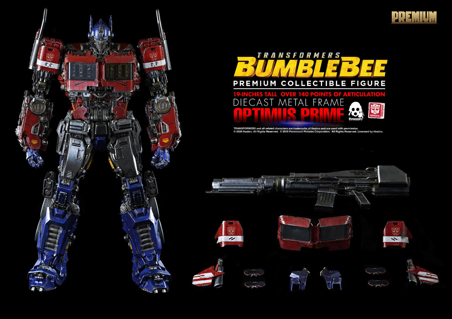Ready! Threezero Transformers: Bumblebee PREMIUM Optimus Prime