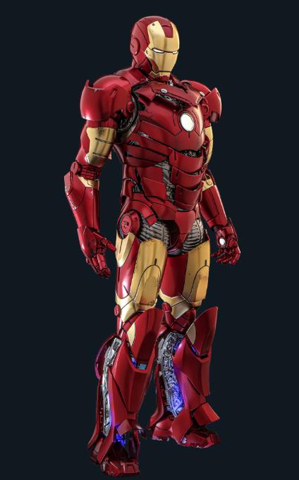 Ready! Hot Toys MMS825D72B Iron Man 1/6 Iron Man Mark III (Armor Suit Up Version) Special