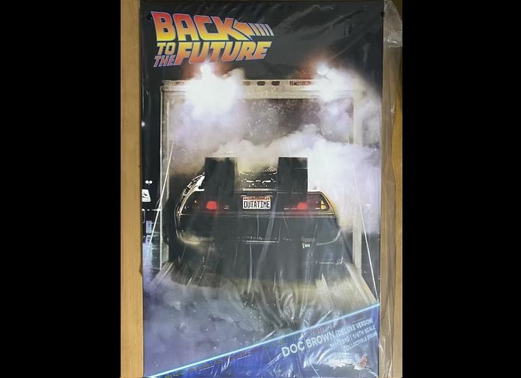 Ready! Hot Toys MMS610 BACK TO THE FUTURE 1/6 DOC BROWN (DELUXE VERSION)