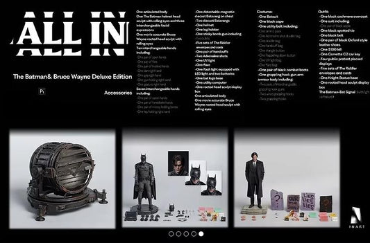 InArt A004D1 The Batman & Bruce Wayne 1/6 Collectibles (Deluxe) Rooted Hair