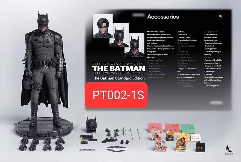 Ready! InArt A004S1 The Batman 1/6 Collectible Standard Edition