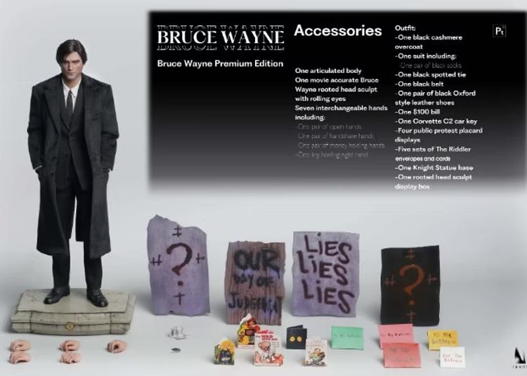 Ready! InArt A004P2 Bruce Wayne 1/6 Collectible Premium Version