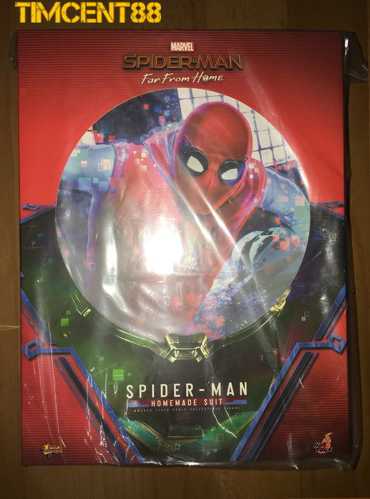 In Stock! Hot Toys MMS552 FAR FROM HOME 1/6 SPIDER-MAN (HOMEMADE SUIT VER)