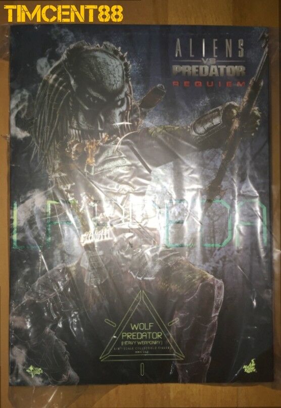 Hot Toys MMS443 ALIENS VS. PREDATOR: REQUIEM 1/6 WOLF PREDATOR (HEAVY WEAPONRY)