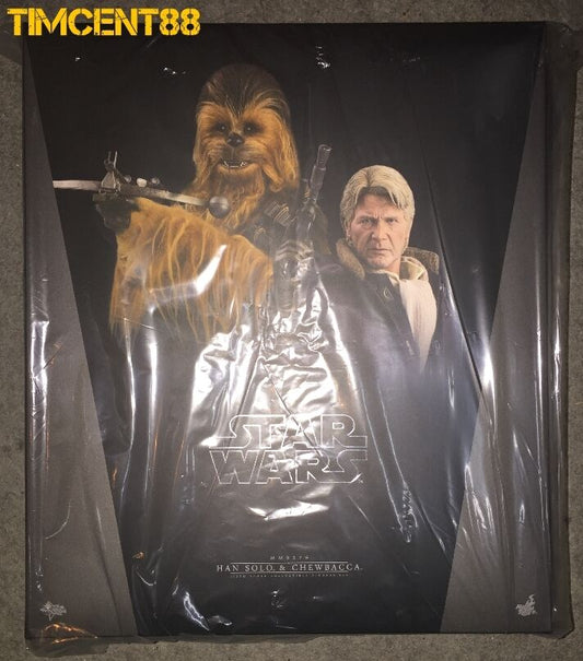 Hot Toys MMS376 STAR WARS THE FORCE AWAKENS 1/6 HAN SOLO AND CHEWBACCA