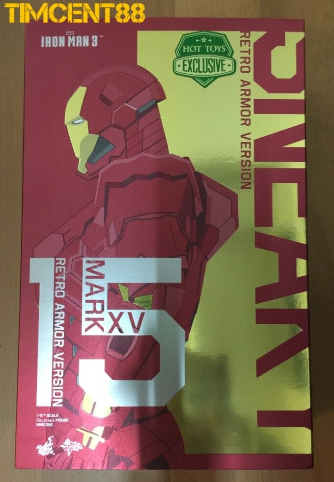 Hot Toys MMS396 IRON MAN 3 1/6 SNEAKY MARK XV (RETRO ARMOR VERSION) New
