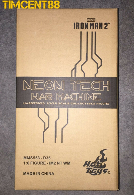 Hot Toys MMS553D35 IRON MAN 2 NEON TECH WAR MACHINE 1/6 DIecast