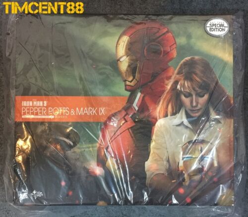 Hot Toys MMS311 IRON MAN 3 1/6 PEPPER POTTS & MARK IX SET SPECIAL EDITION
