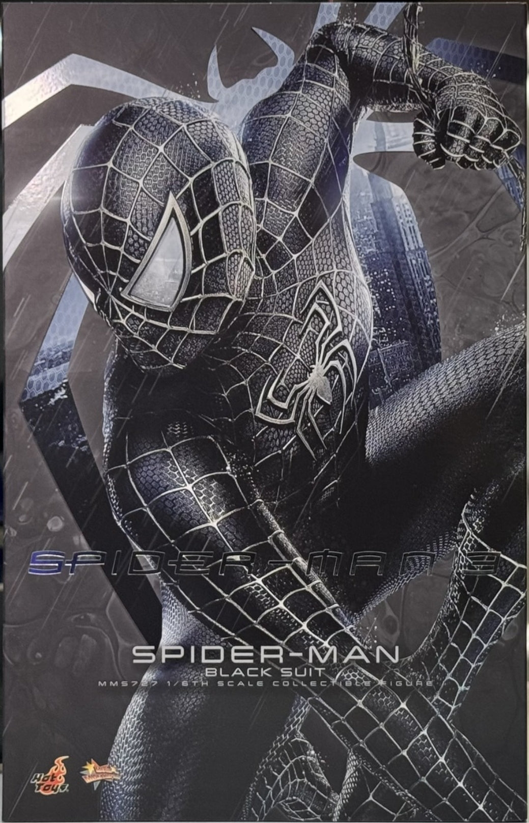 Ready! Hot Toys MMS727 Spider-Man 3 1/6 Spider-Man (Black Suit) Regular