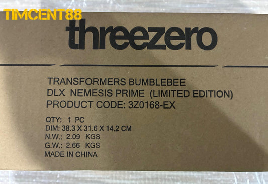 THREEZERO Nemesis Prime DLX Scale Collectible Figure (Limited Edition)