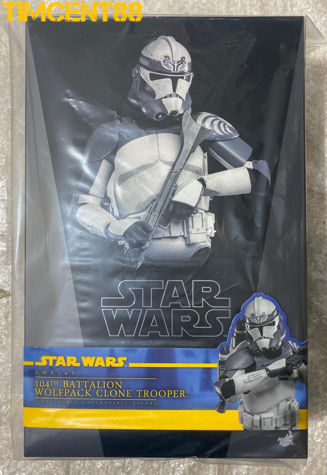 Hot Toys TMS142 Star Wars The Clone Wars 104th Battalion Wolfpack Clone Trooper