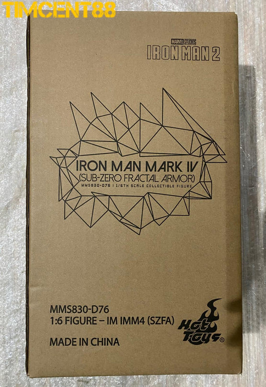 Ready! Hot Toys MMS830D76 Iron Man 2 1/6 Mark IV (Sub-Zero Fractal Armor)