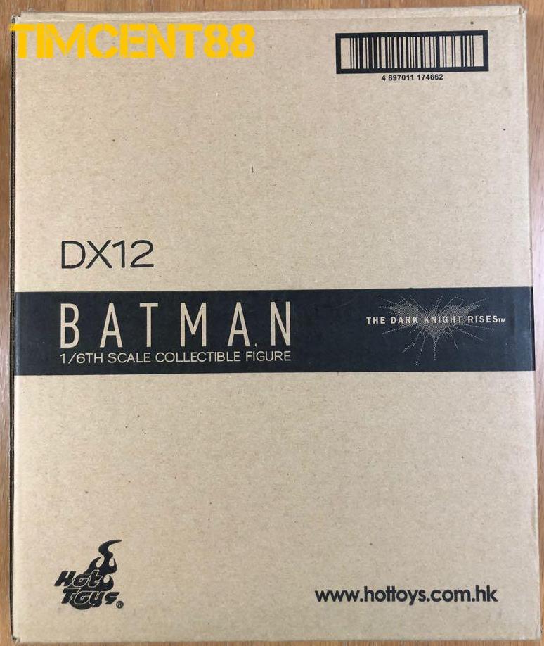 New! Opened Hot Toys DX12 The Dark Knight Rises 1/6 Batman