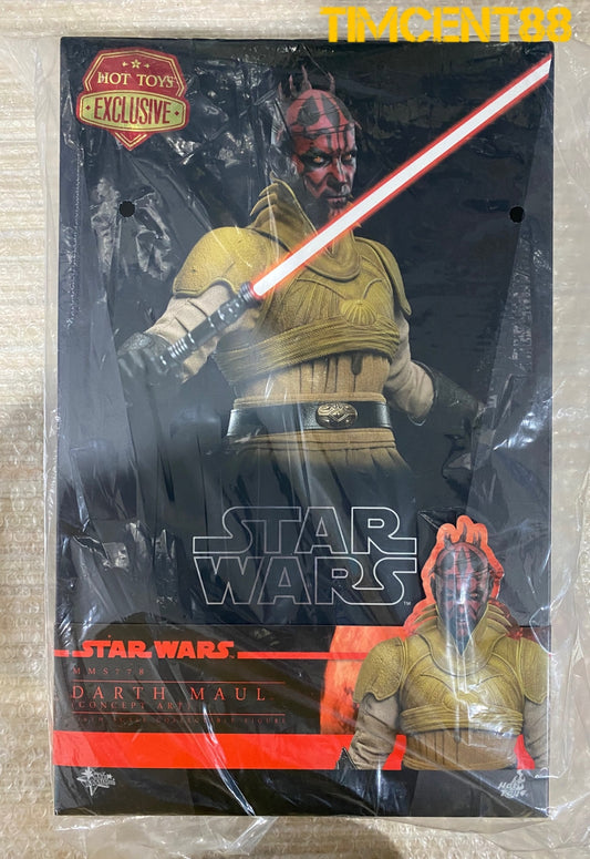 Ready! Hot Toys MMS778 Star Wars I The Phantom Menace 1/6 Darth Maul Concept Art