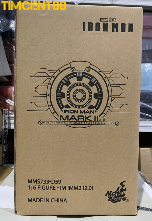 Ready! Hot Toys MMS733D59 Iron Man 1/6 Iron Man Mark II (2.0)