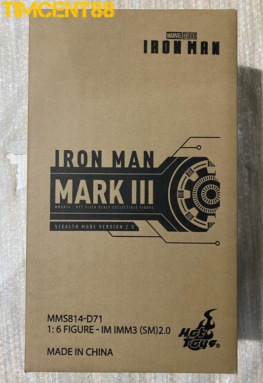 Ready! Hot Toys MMS814D71 Iron Man Mark III (Stealth Mode Version) 2.0
