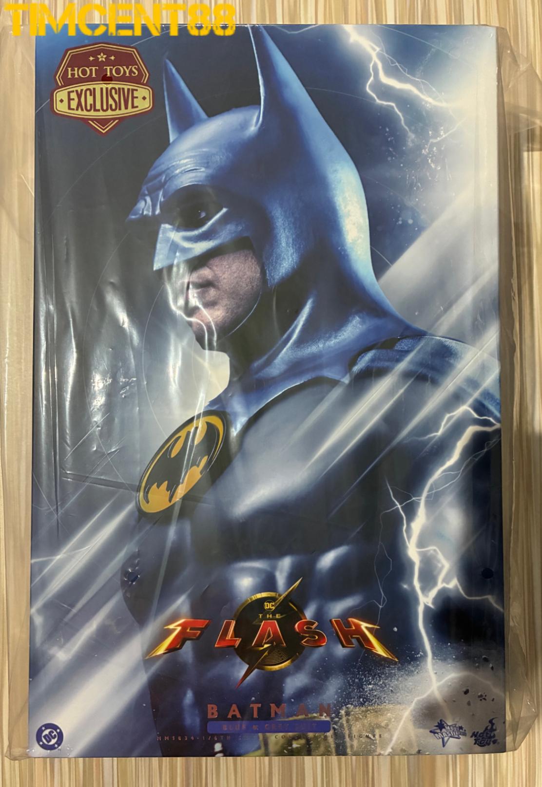 Ready! Hot Toys MMS834 The Flash 1/6 Batman (Blue & Grey Suit)
