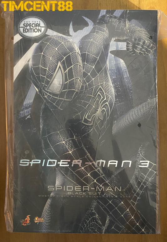 Ready! Hot Toys MMS727B Spider-Man 3 1/6 Spider-Man (Black Suit) Special
