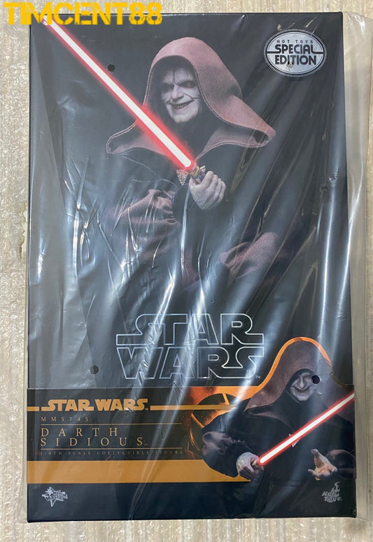 Ready! Hot Toys MMS745B Star Wars: Revenge of the Sith 1/6 Darth Sidious Special