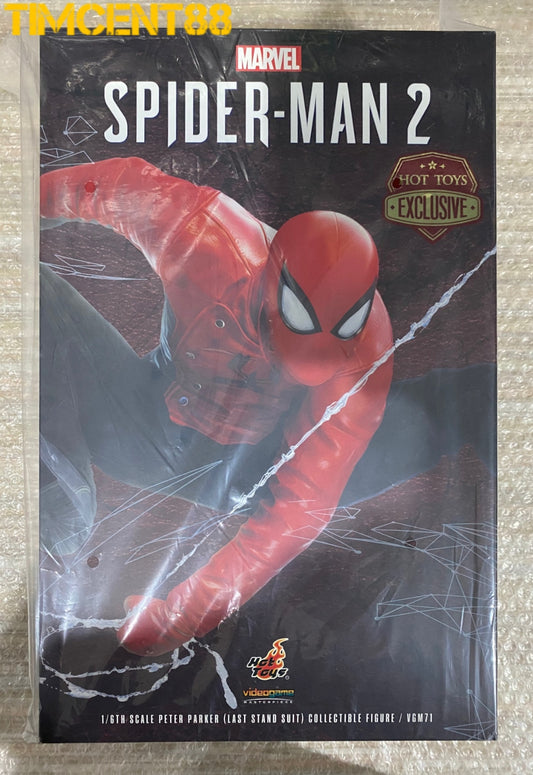Ready! Hot Toys VGM71 Marvel's Spider-Man 2 1/6 Peter Parker (Last Stand Suit)