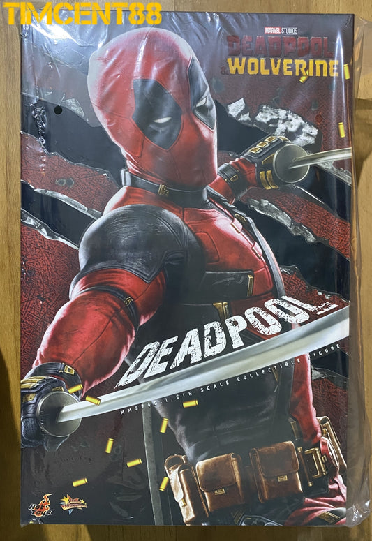 Ready! Hot Toys MMS746 Deadpool & Wolverine 1/6 Deadpool Regular Edition