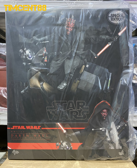 Hot Toys MMS749B Star Wars The Phantom Menace Darth Maul Sith Speeder Special