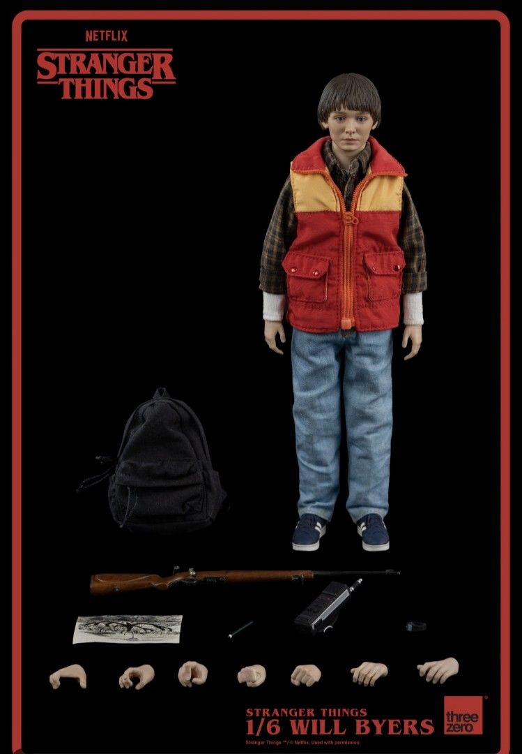 Ready! Threezero Stranger Things 1/6 Will Byers