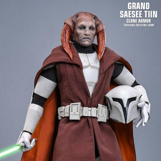 Ready! Hot Toys TMS168 Star Wars: The Clone Wars 1/6 Saesee Tiin (Clone Armor) Exclusive