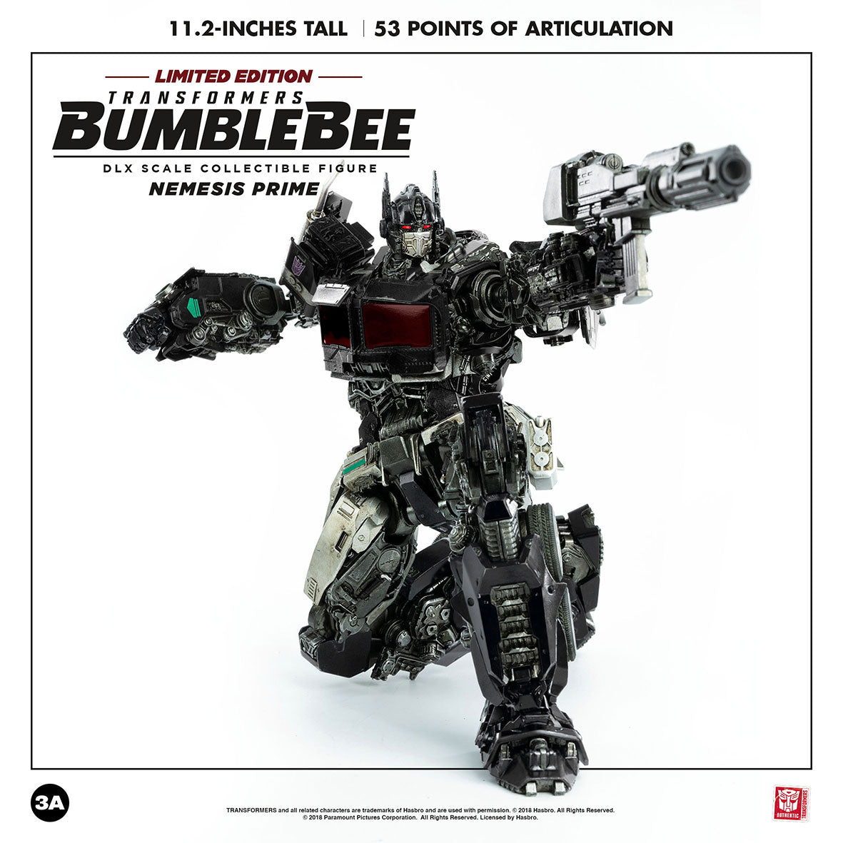 THREEZERO Nemesis Prime DLX Scale Collectible Figure (Limited Edition)