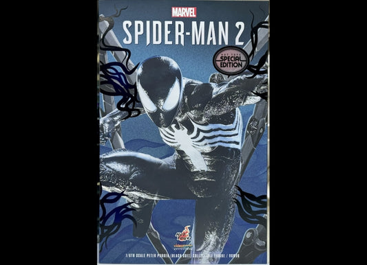Ready! Hot Toys VGM56B MARVEL'S SPIDER-MAN 2 1/6 PETER PARKER BLACK SUIT SPECIAL