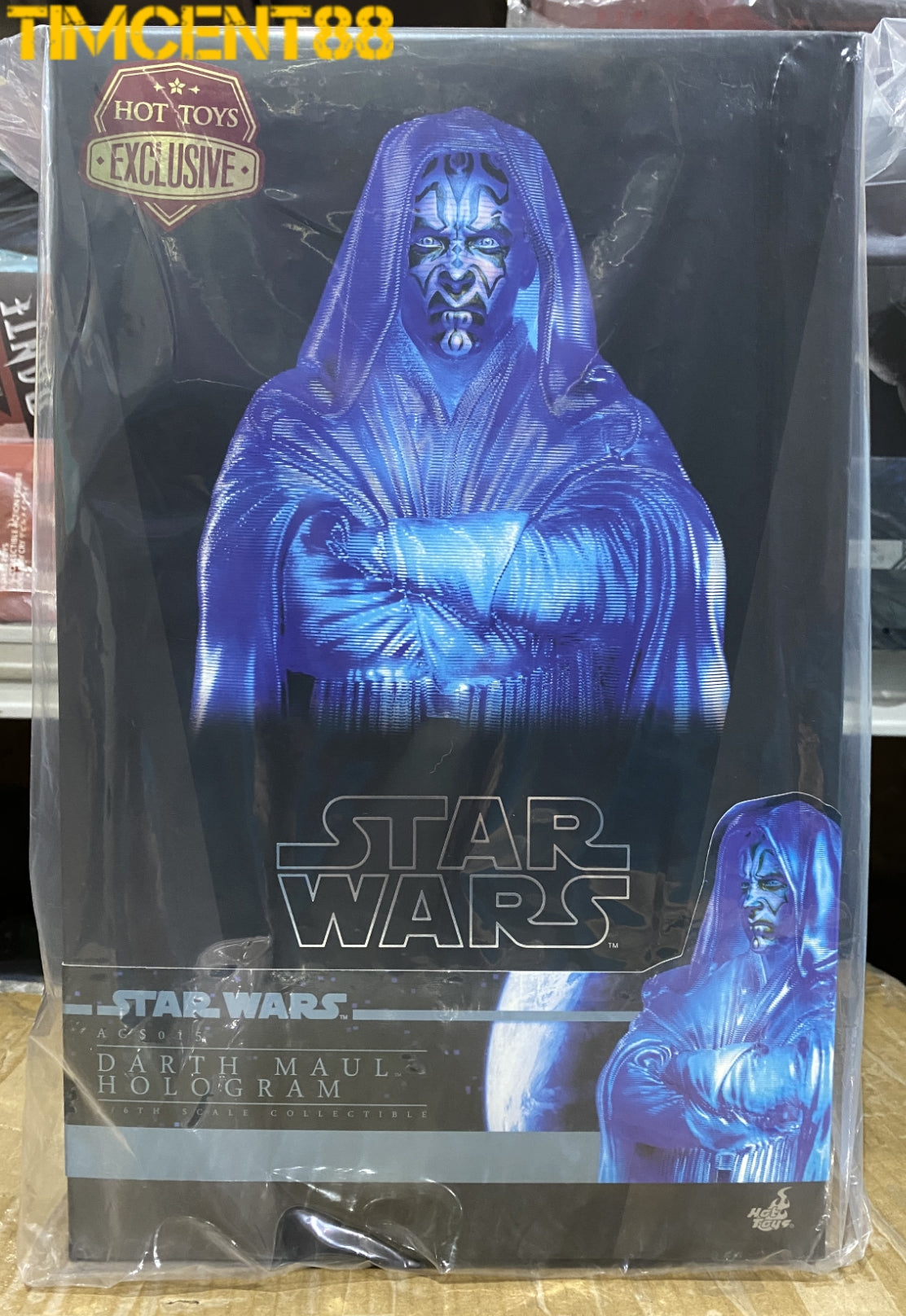 Ready! Hot Toys ACS015 Star Wars I: The Phantom Menace 1/6 Darth Maul Hologram