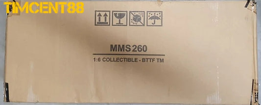 Sealed! Brand-New Hot Toys MMS260 BACK TO THE FUTURE 1/6 DELOREAN Non-refundable