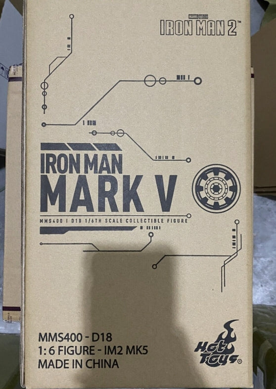 Ready! Hot Toys MMS400D18 IRON MAN 2 1/6 IRON MAN MARK V Reissue