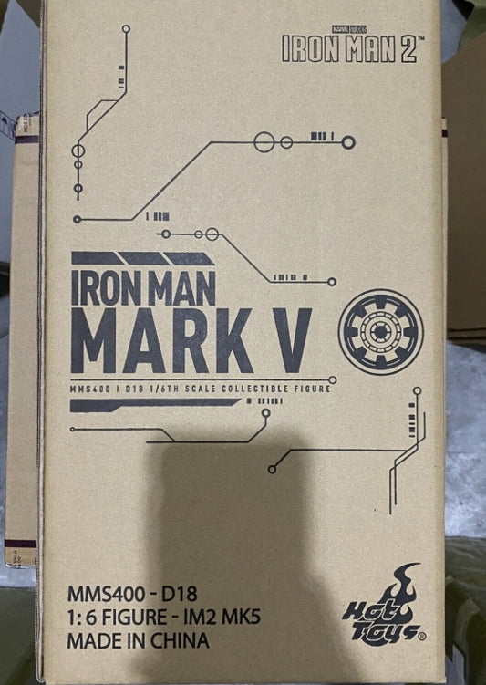 Ready! Hot Toys MMS400D18 IRON MAN 2 1/6 IRON MAN MARK V Reissue