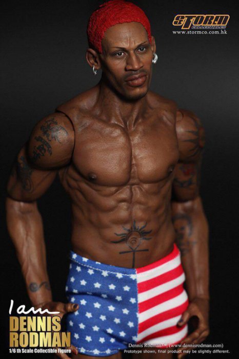 Storm Collectibles DENNIS RODMAN 1/6 Exclusive Deluxe 2 Body Version