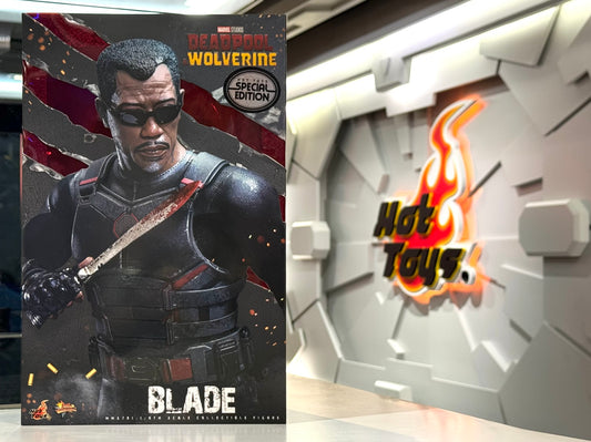 Ready! Hot Toys MMS791B Deadpool & Wolverine 1/6 Blade First Edition Exclusive