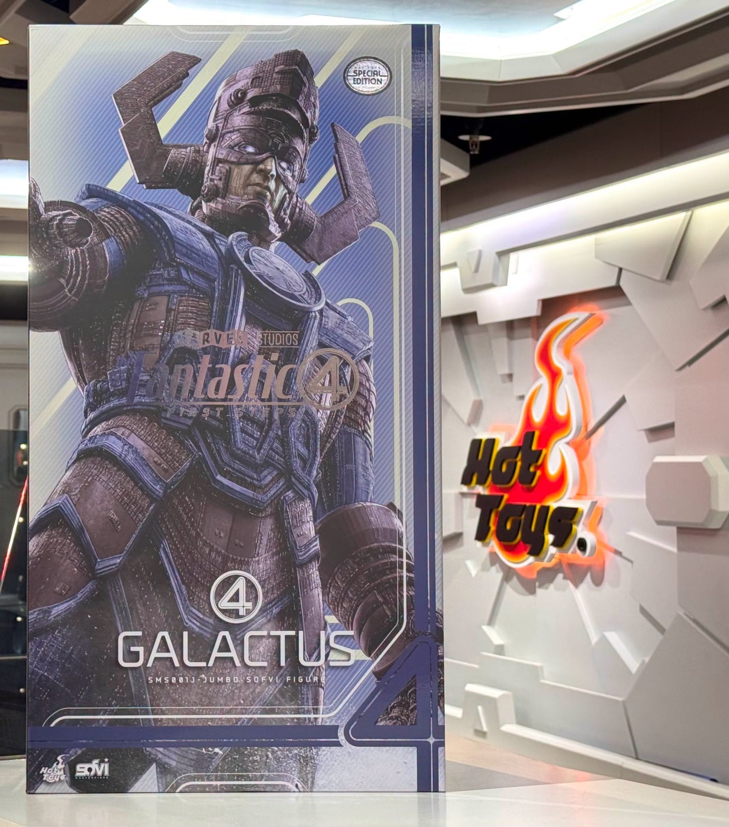 Ready! Hot Toys SMS001JB The Fantastic Four: First Steps Galactus Jumbo Sofvi Special